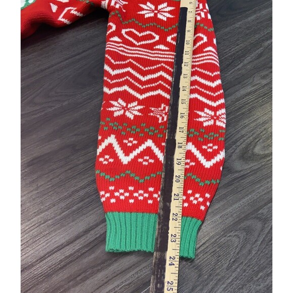 JOYIN Santat's Favorite Ho! Ugly Sweater Built-in Light Bulbs XL NWOT - Picture 11 of 16